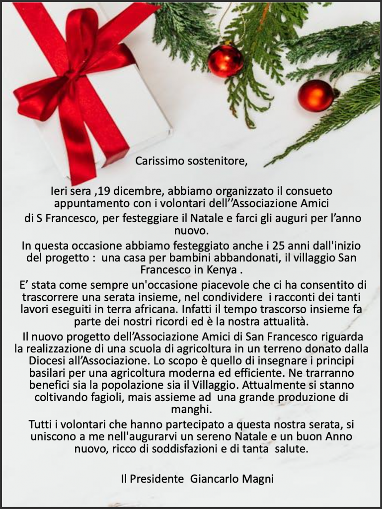 Auguri Natale 2025