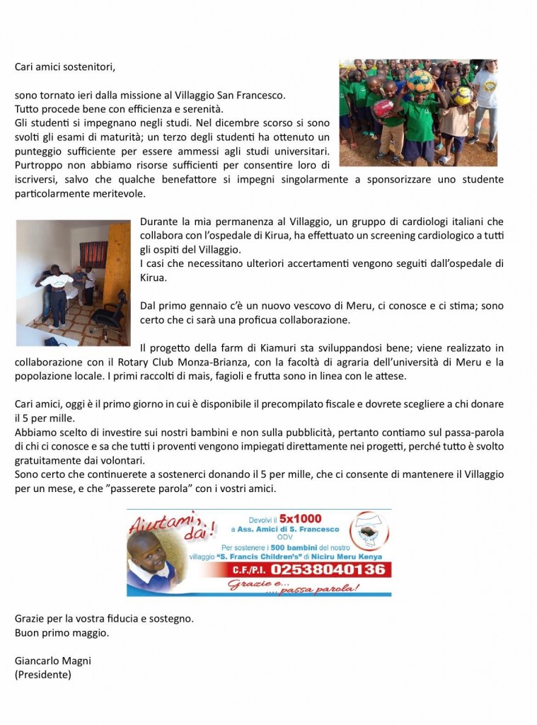 Newsletter aprile 2026